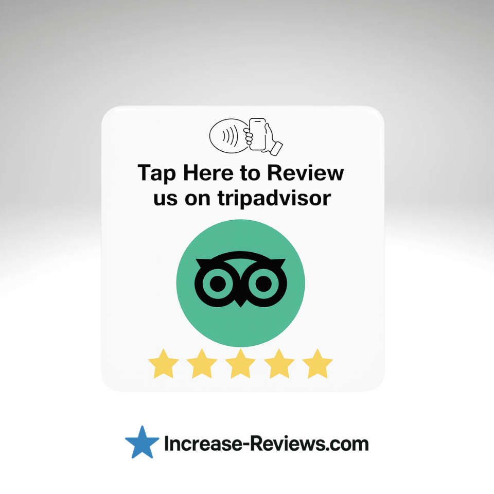 NFC TripAdvisor Plate – Collect More Authentic Reviews Instantly