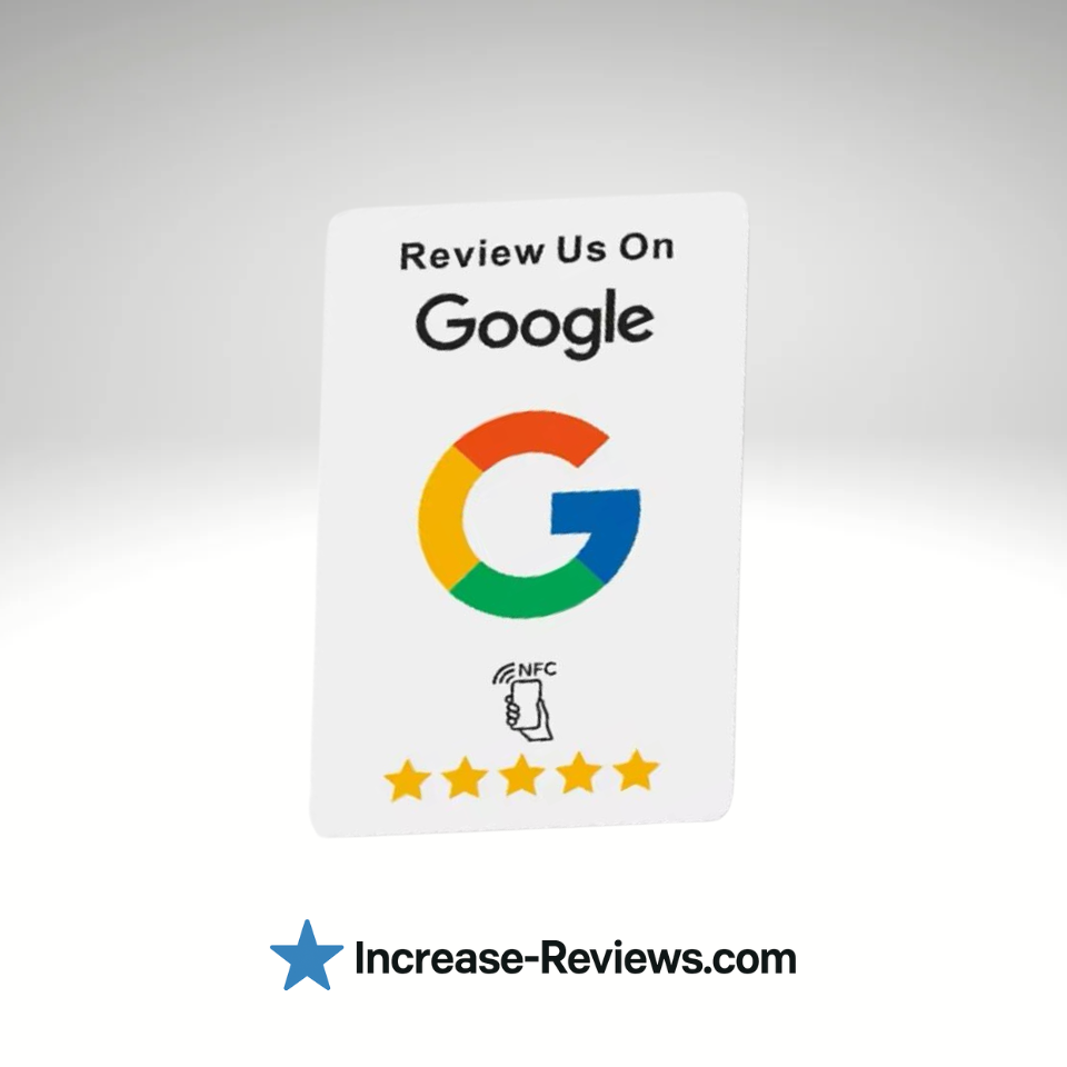 NFC Google Review Card – Get More Google Reviews Instantly