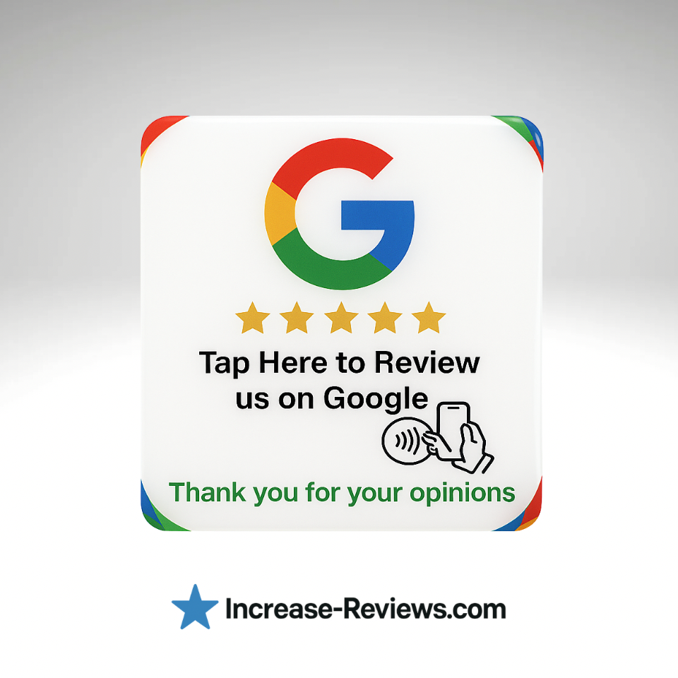 NFC Google Review Plate – Boost Your Online Reputation Instantly